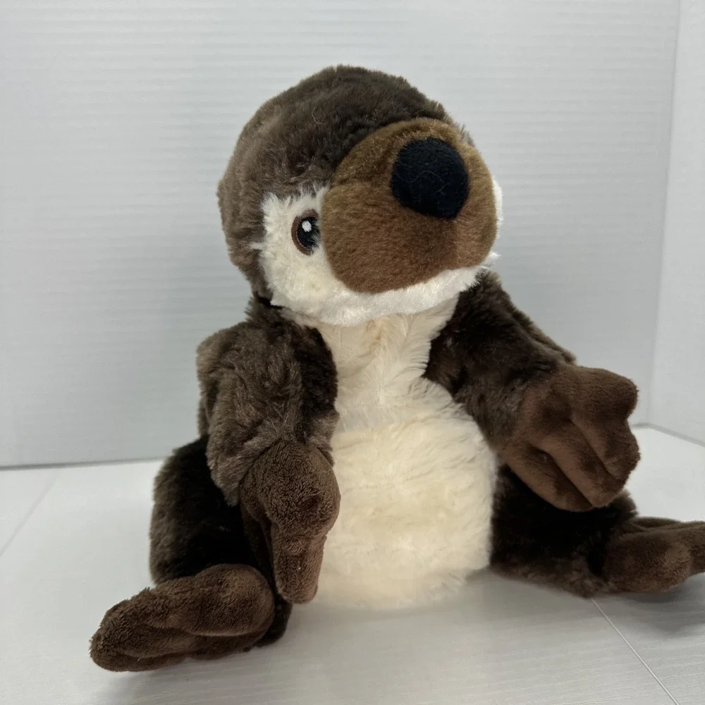 Eco Pals River Otter Hand‎ Puppet Plush Stuffed Animal Soft Toy Brown
